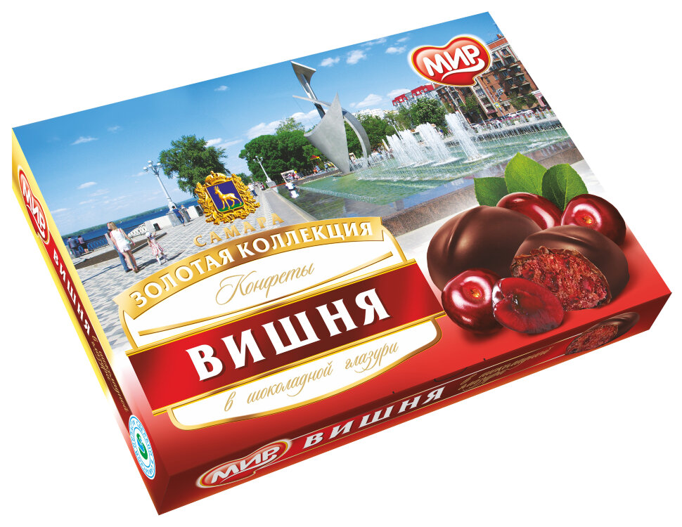  КФ МИР Вишня в шоколадной глазури 160г в Дзержинском